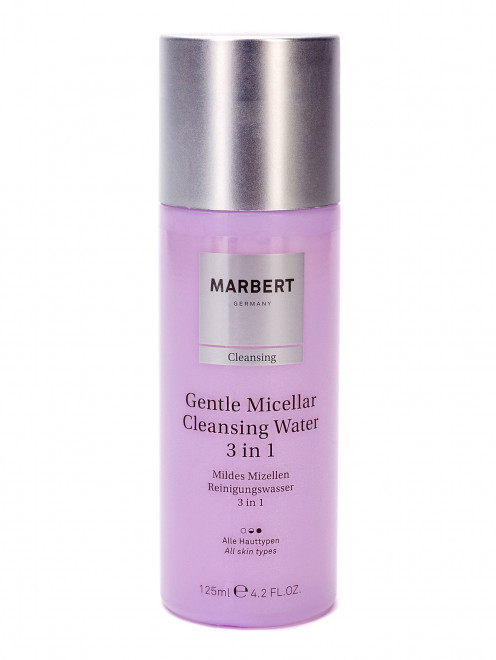 Мицеллярная вода для снятия макияжа 3 в 1 Gentle Micellar Cleansing Water, 125 мл Marbert - Общий вид