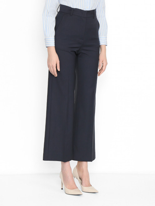 Прямые брюки из шерсти Weekend Max Mara - МодельВерхНиз