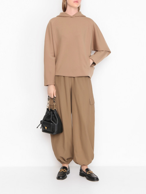 Толстовка с карманом и капюшоном Max Mara - МодельОбщийВид