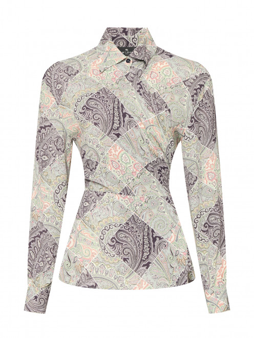 Блуза с узором пейсли Etro - Общий вид