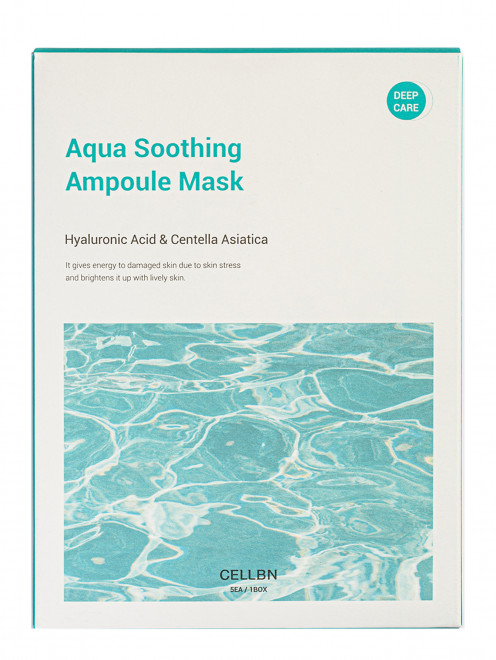 Тканевая маска с центеллой и гиалуроновой кислотой Soothing Ampoule Mask Cellbn - Общий вид