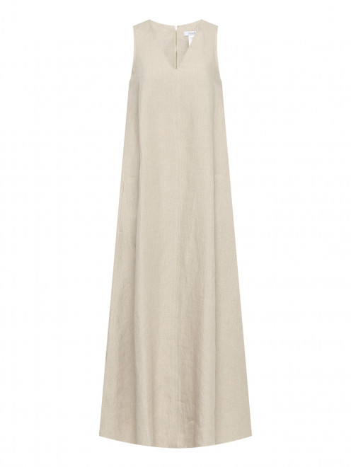 Платье-макси из льна Max Mara - Общий вид