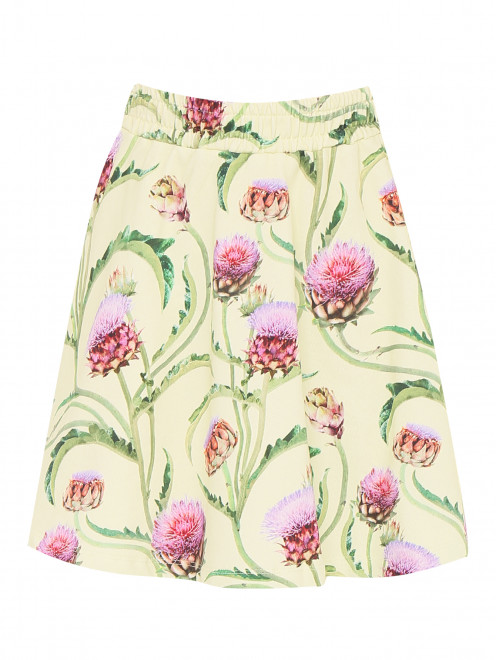 Трикотажная юбка с цветочным узором Molo - Общий вид