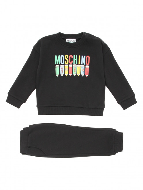 Спортивный костюм с принтом Moschino - Общий вид