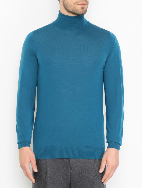 Водолазка из шерсти мелкой вязки Piacenza Cashmere 1733 - МодельВерхНиз