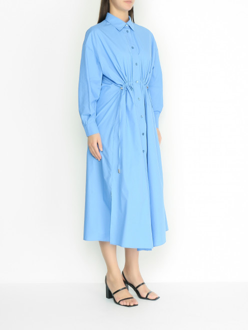Платье-рубашка из хлопка Marina Rinaldi - МодельВерхНиз
