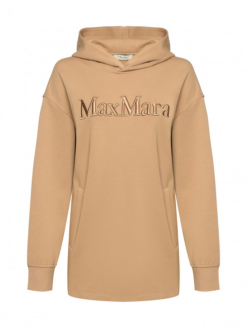 Удлиненная толстовка с логотипом Max Mara - Общий вид