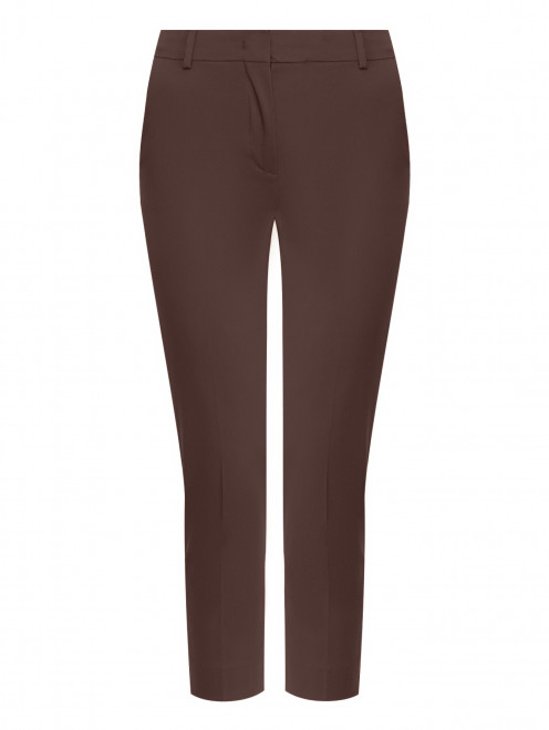 Брюки-дудочки из хлопка Max Mara - Общий вид