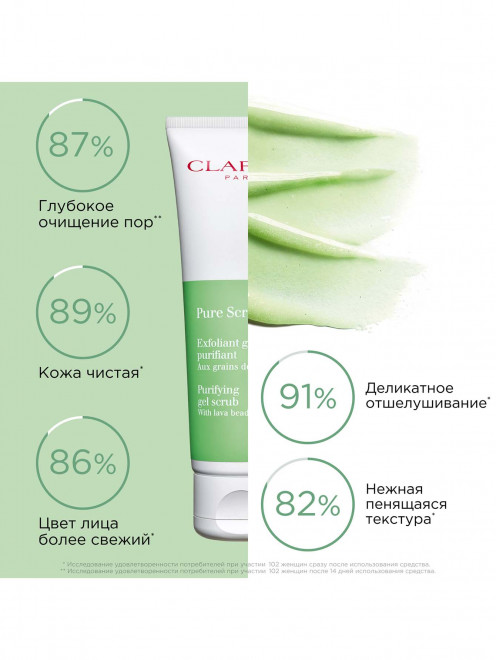 Гель-скраб для лица Pure Scrub 50 мл Face Care Clarins - Обтравка1