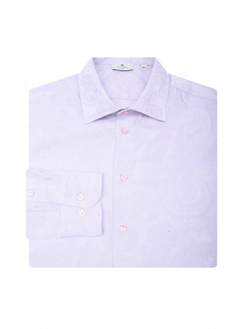 Рубашкка с деликатным цветочным узором Etro - Общий вид