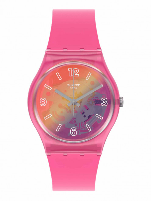 Часы Orange Disco Fever Swatch - Общий вид