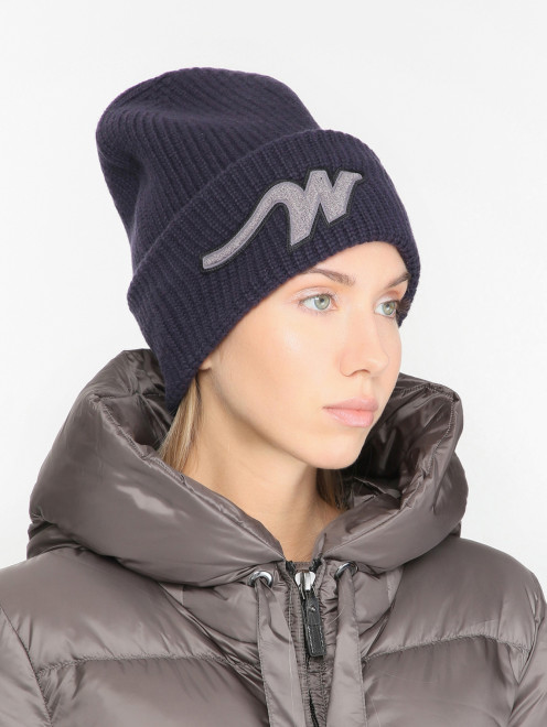 Шапка из шерсти с логотипом Weekend Max Mara - МодельОбщийВид