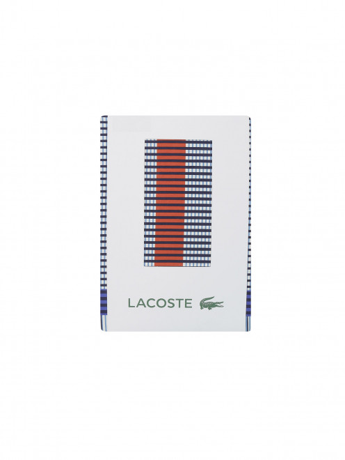 Наволочка из хлопка с узором Lacoste - Обтравка1