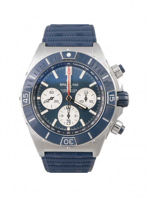 Часы с автоподзаводом на браслете из каучука Breitling - Общий вид