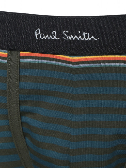 Трусы из хлопка с узором полоска Paul Smith - Деталь