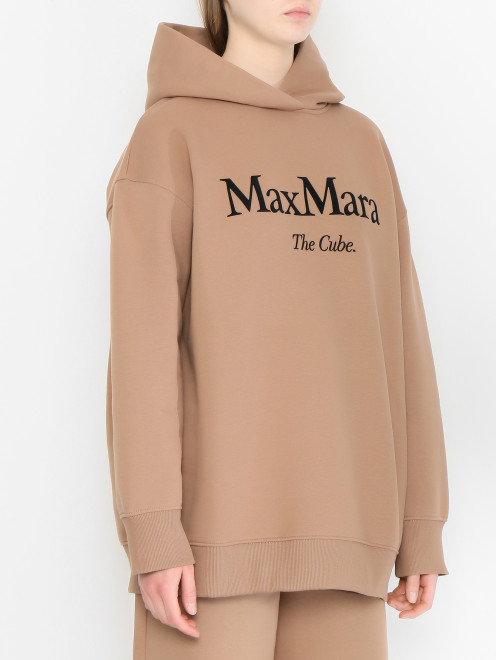 Толстовка из хлопка с логотипом Max Mara - МодельВерхНиз