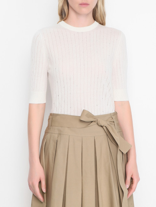 Джемпер со стразами Max Mara - МодельВерхНиз