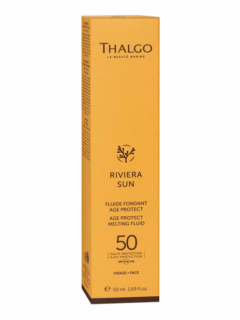 Солнцезащитный антивозрастной флюид для лица Riviera Sun SPF 50, 50 мл Thalgo - фото 1