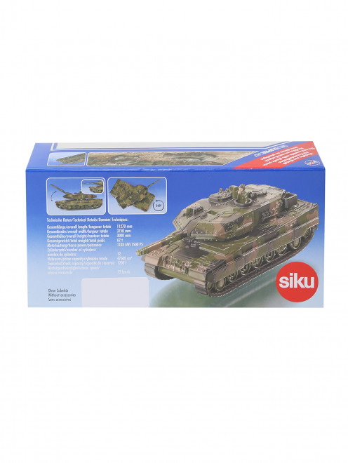 Танк Leopard II (1:87)  Siku - Обтравка1