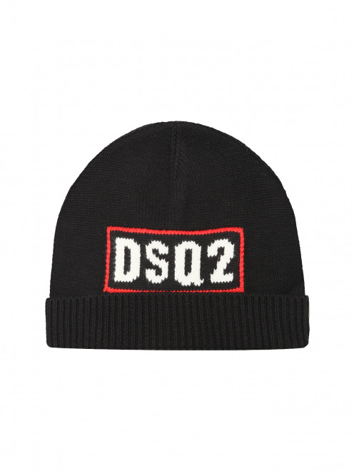 Шапка из смешанной шерсти с логотипом Dsquared2 - Общий вид