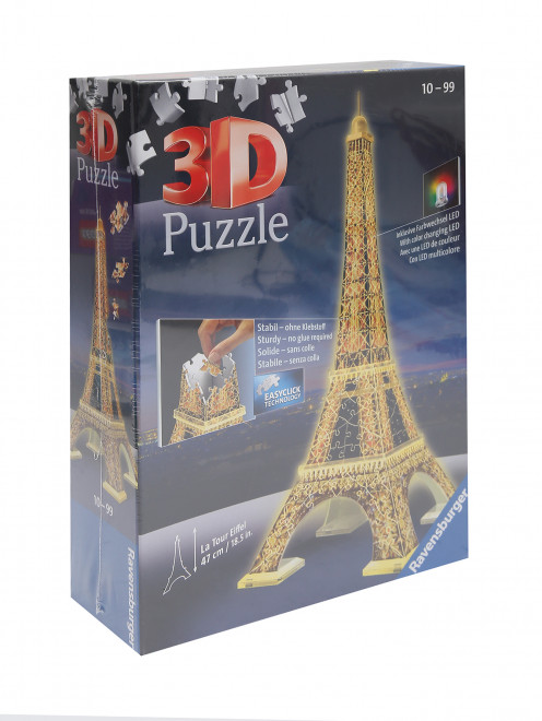 3D Пазл "Ночная Эйфелева башня" Ravensburger - Обтравка1