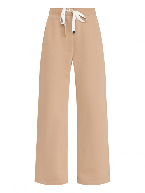 Трикотажные брюки на резинке Max Mara - Общий вид