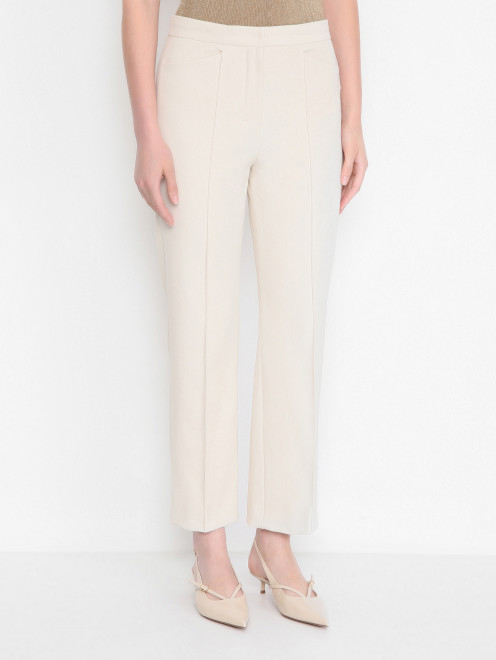 Брюки укороченные со стрелкой Max Mara - МодельВерхНиз