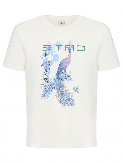 Футболка с принтом Etro - Общий вид
