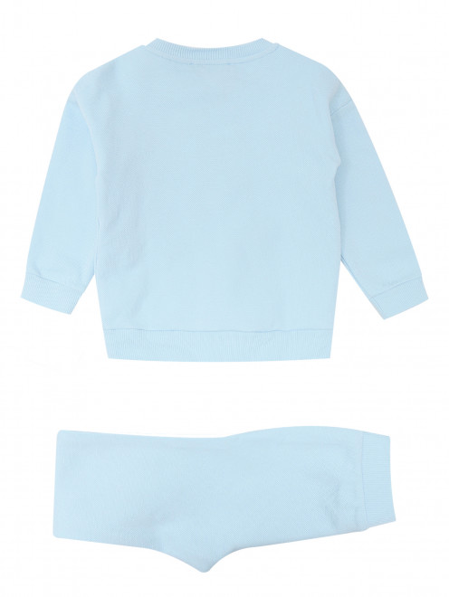 Свитшот и брюки из хлопка с логотипом Moschino - Обтравка1