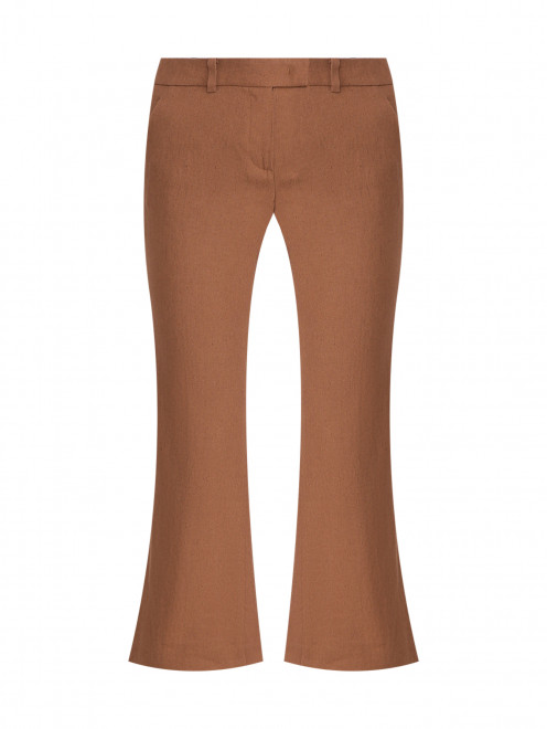Укороченные брюки из льна Luisa Spagnoli - Общий вид