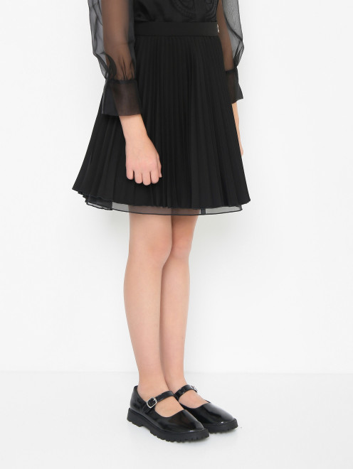 Однотонная юбка плиссе Elie Saab - МодельВерхНиз