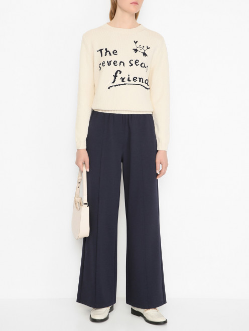 Трикотажные брюки на резинке Weekend Max Mara - МодельОбщийВид