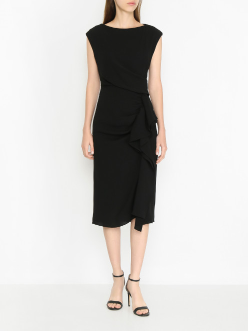 Платье без рукавов с драпировкой Max Mara - МодельВерхНиз