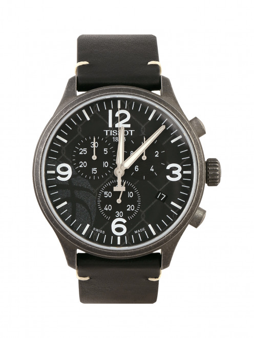Часы кварцевые на ремне из телячьей кожи Tissot - Общий вид