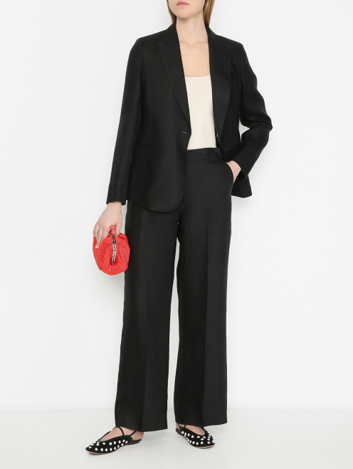 Льняной жакет без подкладки Weekend Max Mara - МодельОбщийВид