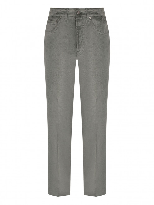 Вельветовые брюки с карманами LARDINI - Общий вид