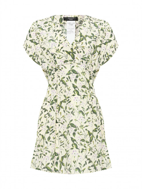 Платье из шелка с цветочным узором Weekend Max Mara - Общий вид