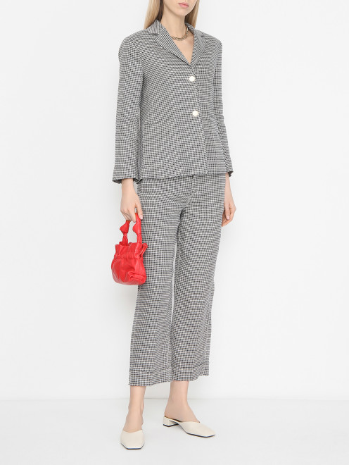 Брюки в гусиную лапку Max Mara - МодельОбщийВид