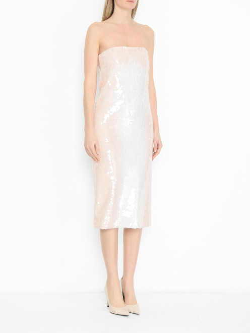 Платье декорированное пайетками Sportmax - МодельВерхНиз