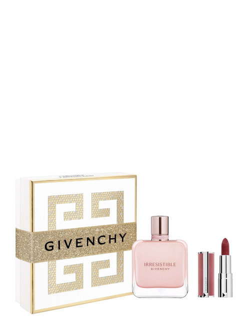 Женский подарочный набор Irresistible Rose Velvet & Le Rouge Sheer Velvet Givenchy - Обтравка1