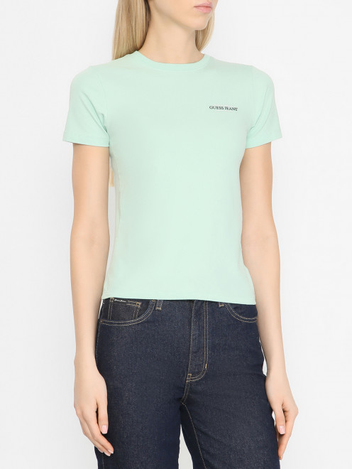 Футболка slim fit Guess - МодельВерхНиз