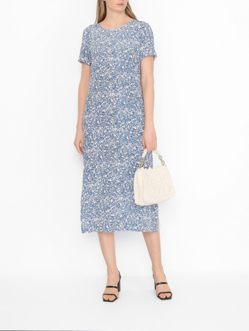 Платье из шелка с разрезами Weekend Max Mara - МодельОбщийВид