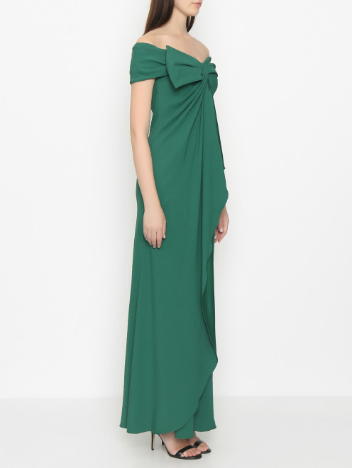 Платье-макси с разрезом и встроенным корсетом Alberta Ferretti - МодельВерхНиз
