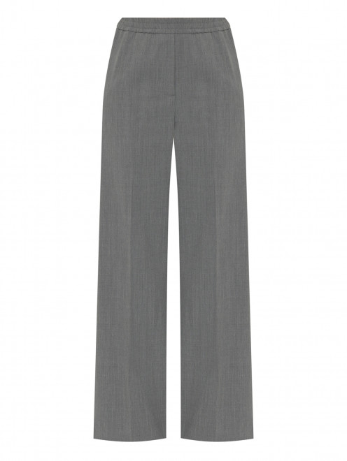 Брюки прямого кроя на резинке Weekend Max Mara - Общий вид