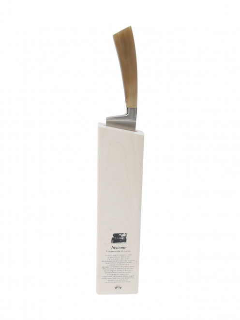 Нож разделочный с деревянной подставкой Coltellerie Berti - Общий вид