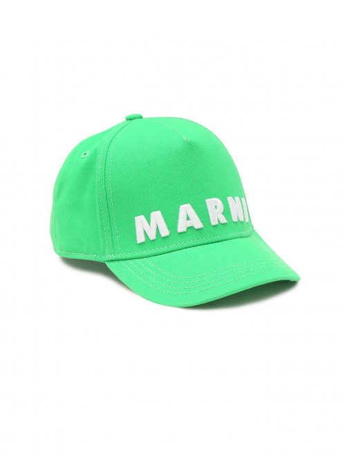 Бейсболка из хлопка с логотипом Marni - Общий вид