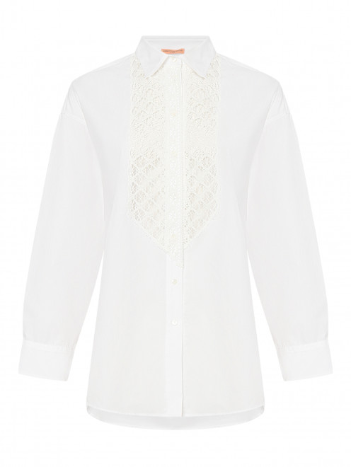 Свободная блуза из хлопка Ermanno Scervino - Общий вид