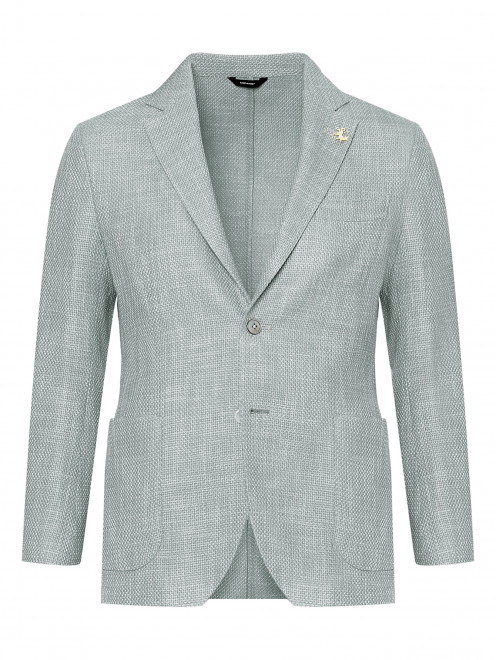 Однотонный пиджак из шерсти Tombolini - Общий вид