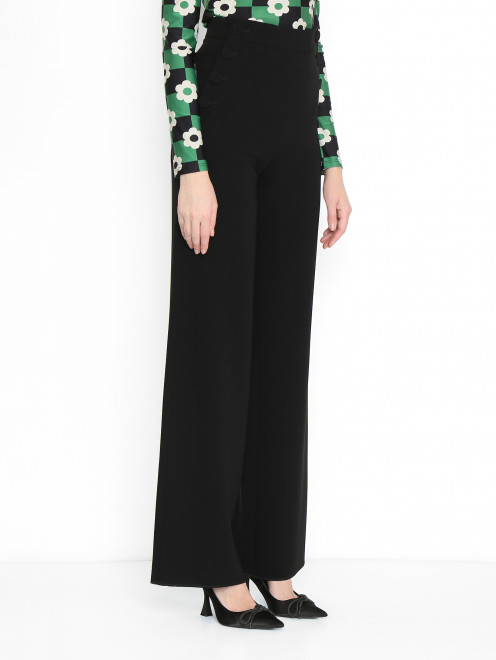Брюки прямого кроя с карманами Max Mara - МодельВерхНиз