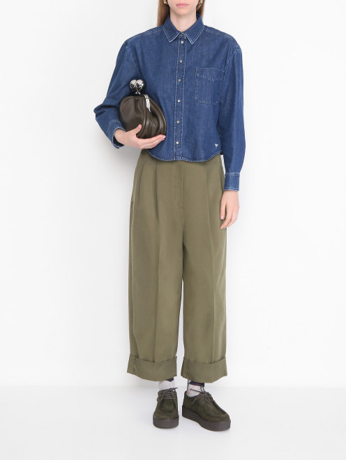 Укороченные брюки с защипами Weekend Max Mara - МодельОбщийВид